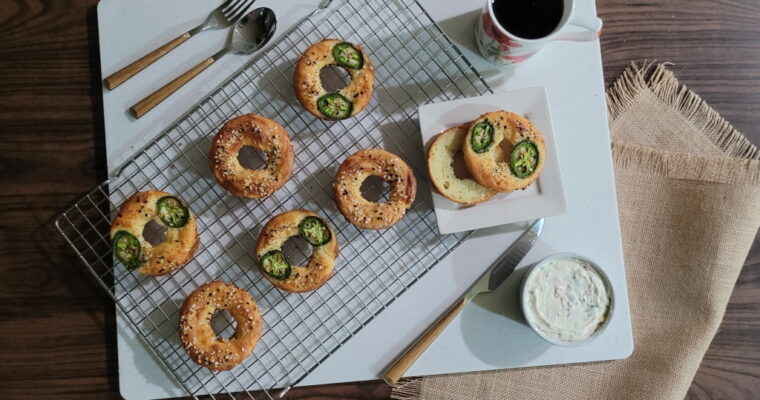 Keto Jalapeno Bagels