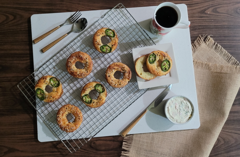 Keto Jalapeno Bagels