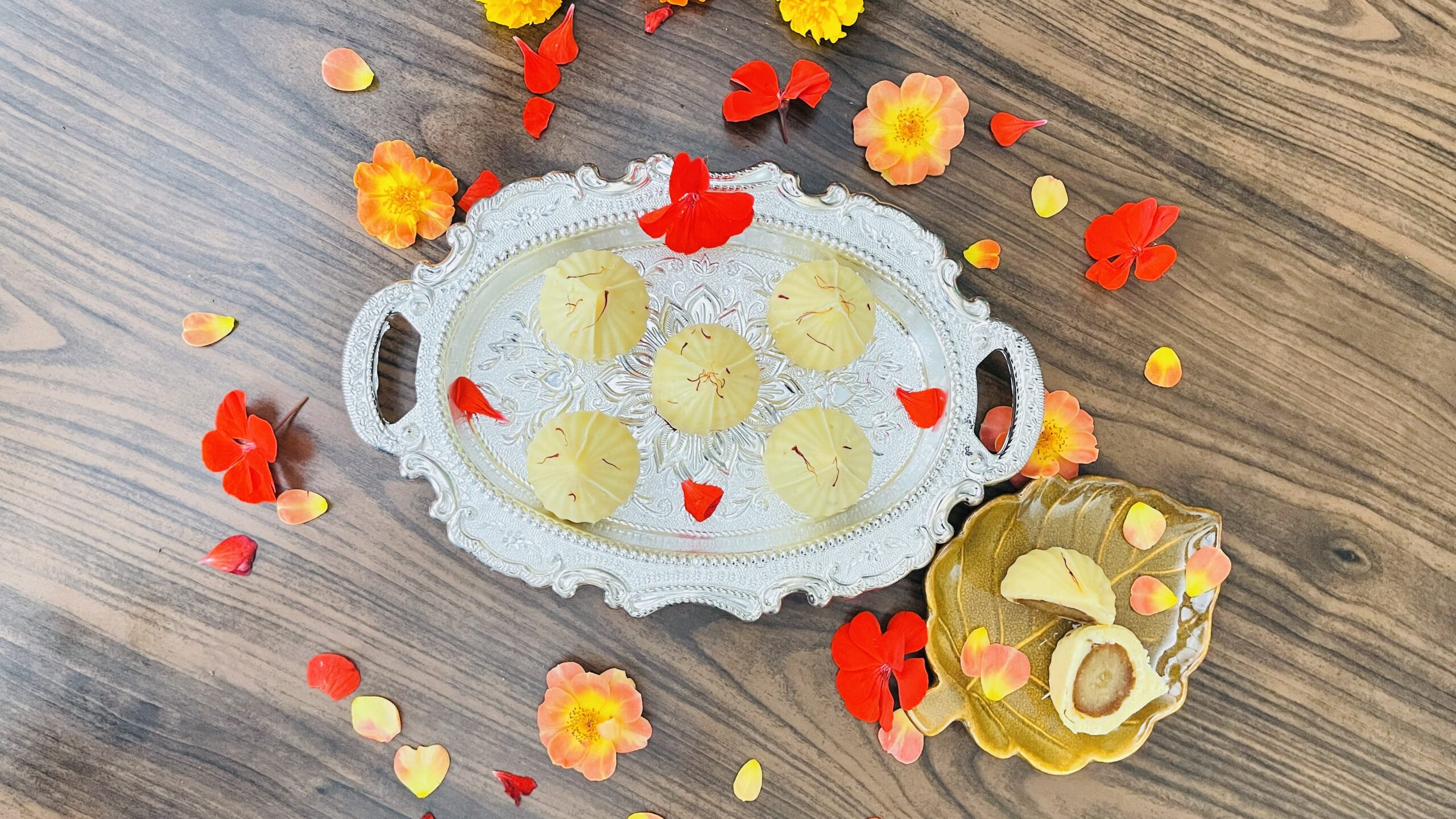 Modak with Gulab Jamun